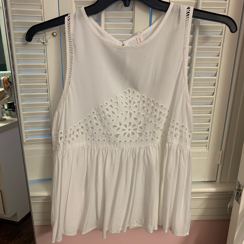 white dressy tank